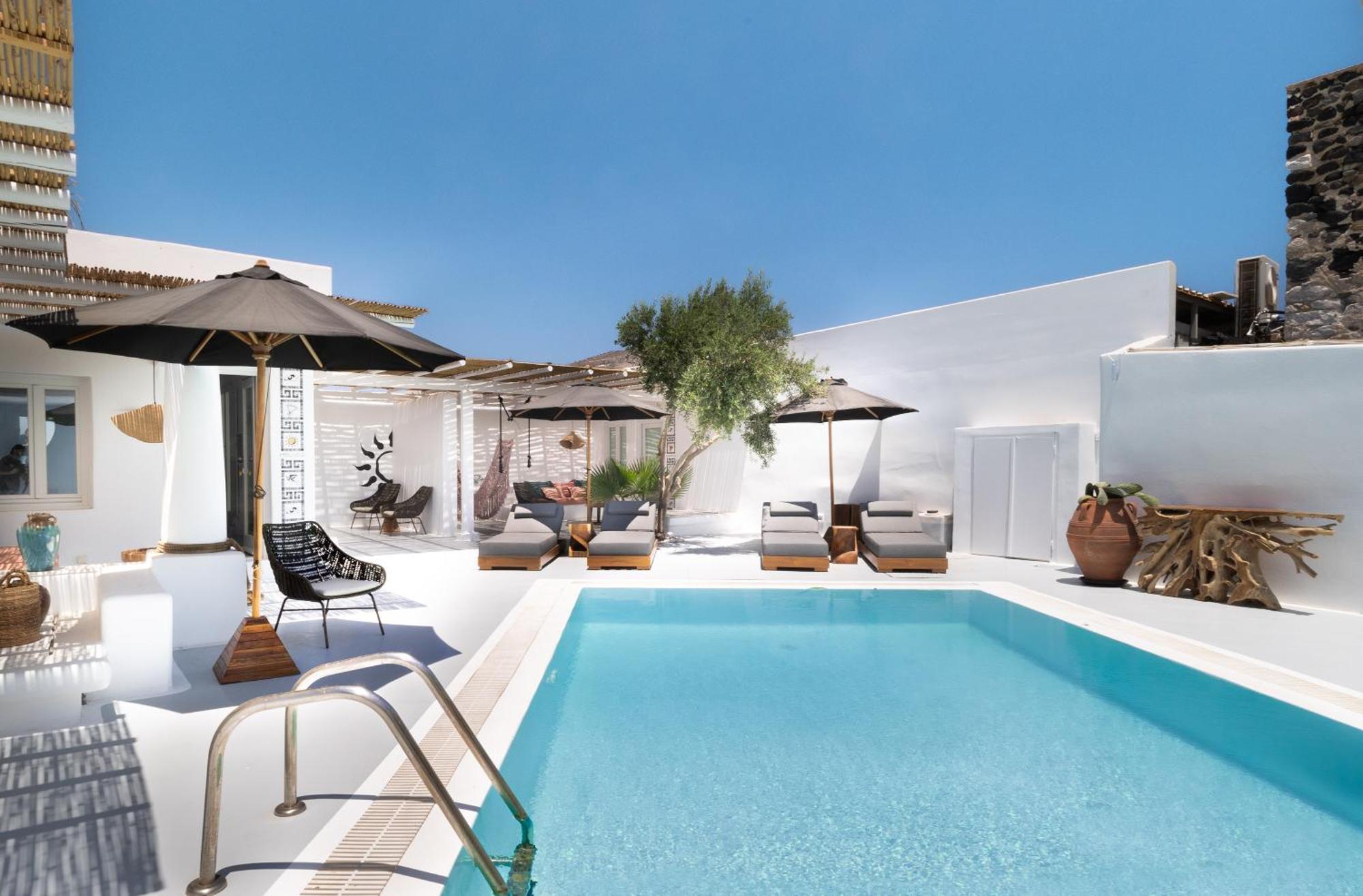 Frati Villas Beachfront ペリヴォラス エクステリア 写真